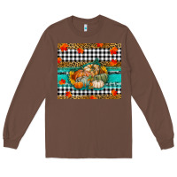 Chestnut Fall Pumpkins Long Sleeve Tee - RanaPortraitStore