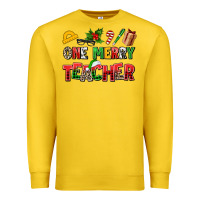 Lemon one merry teacher Premium Sweatshirt - AdoDesignShop