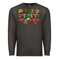 Smoke one merry teacher Premium Sweatshirt - AdoDesignShop