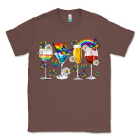 Chestnut pride lgbtq wine cups and glasses Classic Tee - texasbilliewilder