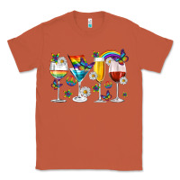 Copper pride lgbtq wine cups and glasses Classic Tee - texasbilliewilder