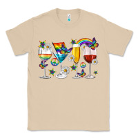 Mushroom pride lgbtq wine cups and glasses Classic Tee - texasbilliewilder
