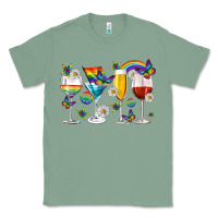 Sage pride lgbtq wine cups and glasses Classic Tee - texasbilliewilder