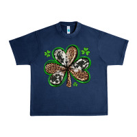 Navy western st patricks day shamrocks Urban Heavy Tee - Artiststas