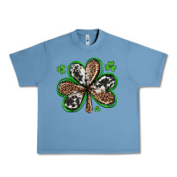 Pebble Blue western st patricks day shamrocks Urban Heavy Tee - Artiststas