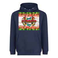 Navy sweet summer time Heavyweight Hoodie - HRA Design Shop