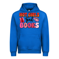 Cobalt hot girls read books Urban Hoodie - MaliasSmallBusiness