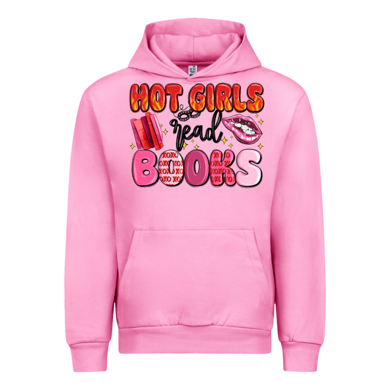 Hot Girls Read Books Urban Hoodie by MaliasSmallBusiness | Teevron
