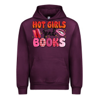 Mauve Wine hot girls read books Urban Hoodie - MaliasSmallBusiness