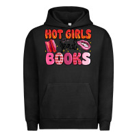 Pigment Black hot girls read books Urban Hoodie - MaliasSmallBusiness