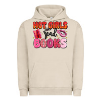 Pigment French Oak hot girls read books Urban Hoodie - MaliasSmallBusiness