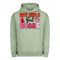 Pigment Oil Green hot girls read books Urban Hoodie - MaliasSmallBusiness