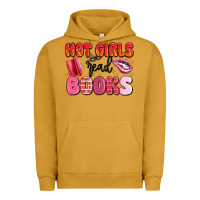 Pigment Peanut Butter hot girls read books Urban Hoodie - MaliasSmallBusiness