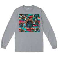 Heather Grey Thanksgiving Turkey Long Sleeve Tee - RanaPortraitStore