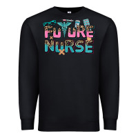 Black future nurse Premium Sweatshirt - AdoDesignShop