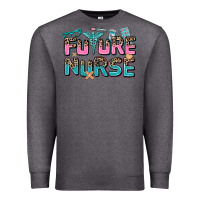 Charcoal Heather future nurse Premium Sweatshirt - AdoDesignShop