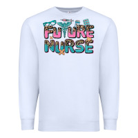 White future nurse Premium Sweatshirt - AdoDesignShop
