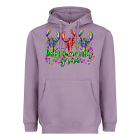 Lavender happy crawdy gras Heavyweight Hoodie - RacoonDesign