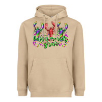 Mushroom happy crawdy gras Heavyweight Hoodie - RacoonDesign