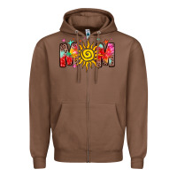 Chestnut summer mom Zipper Hoodie - Zillion Design Studio