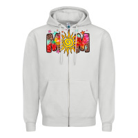 Dove Grey summer mom Zipper Hoodie - Zillion Design Studio