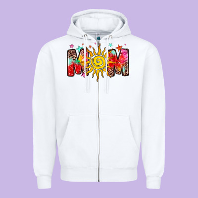 Summer Mom Zipper Hoodie Designed By Zillion Design Studio