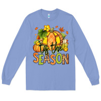 Colony Blue Tis' the season Fall Softball Long Sleeve Tee - RanaPortraitStore