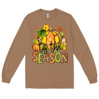 Toasted Coconut Tis' the season Fall Softball Long Sleeve Tee - RanaPortraitStore