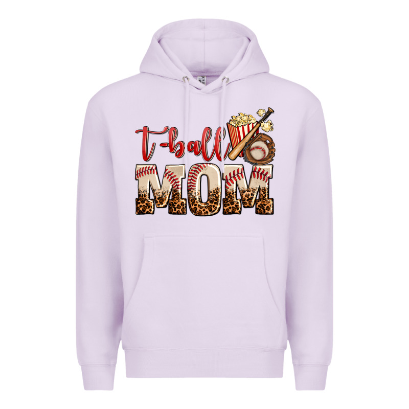 T Ball Mom Premium Hoodie by AdoDesignShop | Teevron