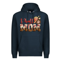 Navy t ball mom Premium Hoodie - AdoDesignShop