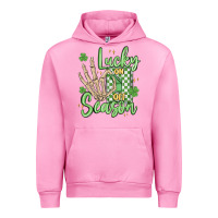 Fuchsia Pink lucky season Urban Hoodie - MaliasSmallBusiness