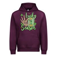 Mauve Wine lucky season Urban Hoodie - MaliasSmallBusiness