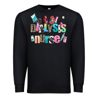 Black dialysis nurse Premium Sweatshirt - AdoDesignShop