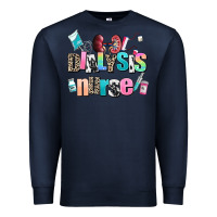 Navy dialysis nurse Premium Sweatshirt - AdoDesignShop