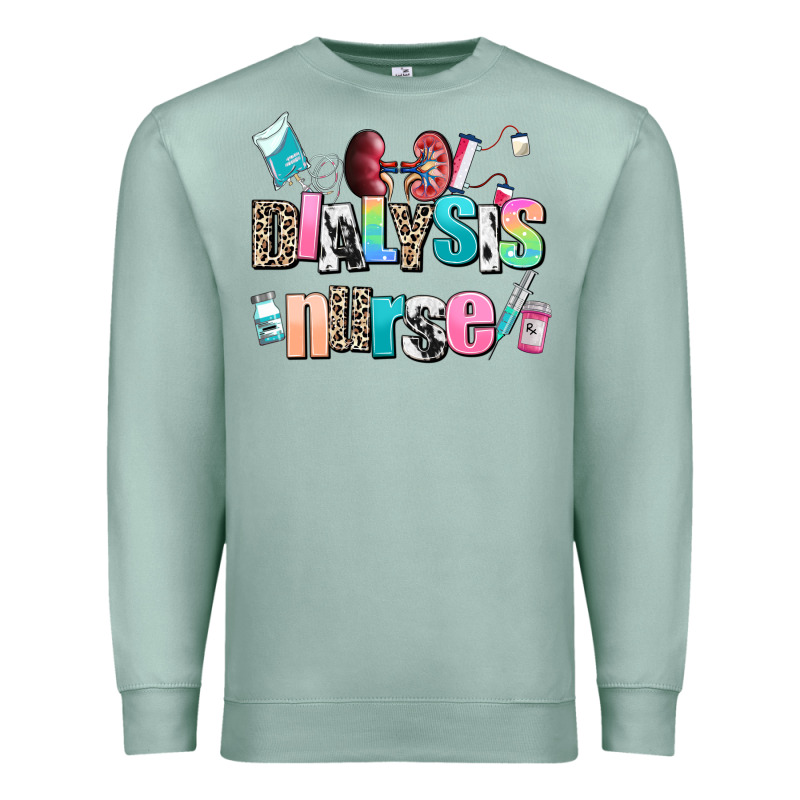 Dialysis Nurse Premium Sweatshirt by AdoDesignShop | Teevron