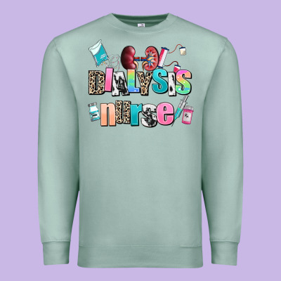 Dialysis Nurse Premium Sweatshirt Designed By Adodesignshop