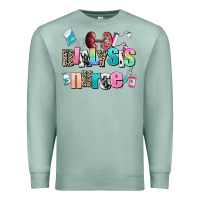 Seafoam dialysis nurse Premium Sweatshirt - AdoDesignShop