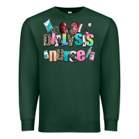 Sports Green dialysis nurse Premium Sweatshirt - AdoDesignShop