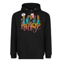 Black icu nurse Heavyweight Hoodie - FaDigitalArtStudio