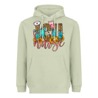 Matcha icu nurse Heavyweight Hoodie - FaDigitalArtStudio