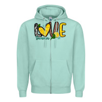 Seafoam love summer lemon Zipper Hoodie - Zillion Design Studio