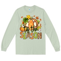 Matcha Tis' the season Fall American Football Long Sleeve Tee - RanaPortraitStore