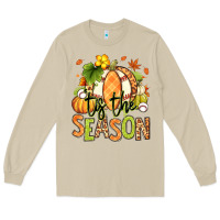 Mushroom Tis' the season Fall American Football Long Sleeve Tee - RanaPortraitStore