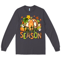 Smoke Tis' the season Fall American Football Long Sleeve Tee - RanaPortraitStore