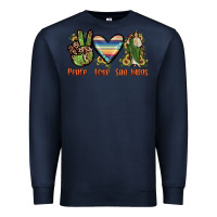 Navy peace love san judas Premium Sweatshirt - JahusDesignShop