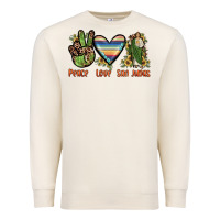Sandshell peace love san judas Premium Sweatshirt - JahusDesignShop