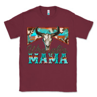 Burgundy wranglin mama Classic Tee - Zillion Design Studio