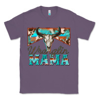 Lavender wranglin mama Classic Tee - Zillion Design Studio
