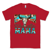 Red wranglin mama Classic Tee - Zillion Design Studio