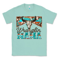 Seafoam wranglin mama Classic Tee - Zillion Design Studio